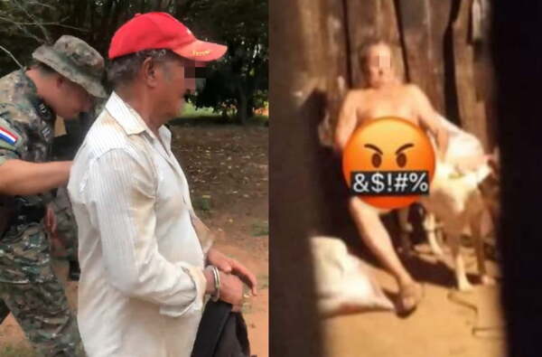 Detienen a depravado que abusaba de una perrita en Repatriación - Noticiero Paraguay