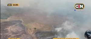 Sobrevolamos zonas afectadas por incendios en Ayolas - C9N