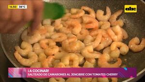 ¡A cocinar!  Salteado de camarones al jengibre con tomates cherry - Ensiestados - ABC Color