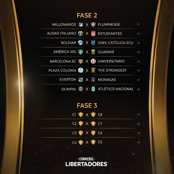 Libertadores: Dos equipos paraguayos jugarán la segunda fase - ADN Digital