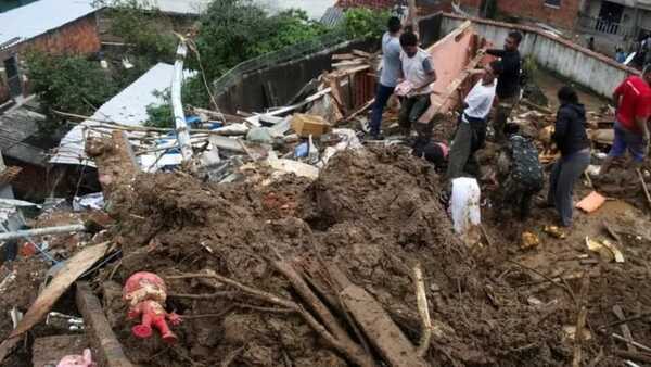 Petrópolis: las intensas lluvias dejaron un centenar de familias en vilo - San Lorenzo Hoy