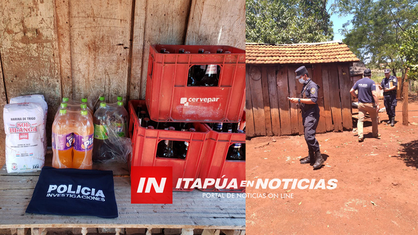 TRP: CAE PRESUNTO LADRÓN Y RECUPERAN BIENES EN MARÍA AUXILIADORA - Itapúa Noticias