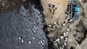 Retiran el 98% del petróleo vertido en las costas de Perú
