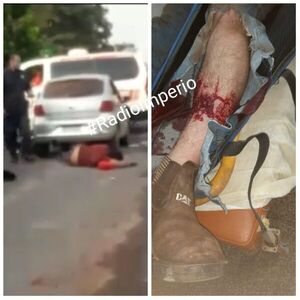Motociclista quedó con fractura tras chocar por una camioneta en el barrio San Gerardo
