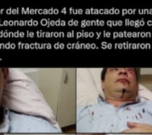 Turba agrede a director del Mercado 4 - Paraguay.com
