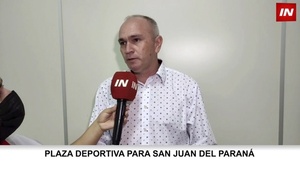 BARRIO AZOTEA DE SAN JUAN DEL PARANÁ CONTARÁ CON PLAZA DEPORTIVA - Itapúa Noticias