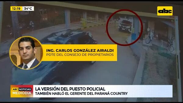 Versiones del puesto policial y del gerente del Paraná Country sobre presencia y fuga de Lindomar - ABC Noticias - ABC Color