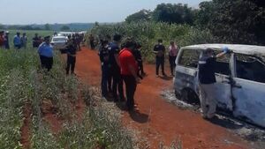 Identifican a hombre hallado calcinado en una camioneta en Amambay
