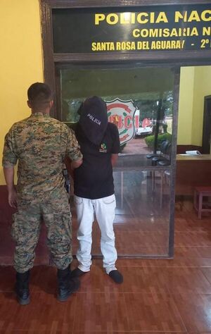 Pedrojuanino es aprehendido en Santa Rosa del Aguaray tras intentar hurtar un aparato celular