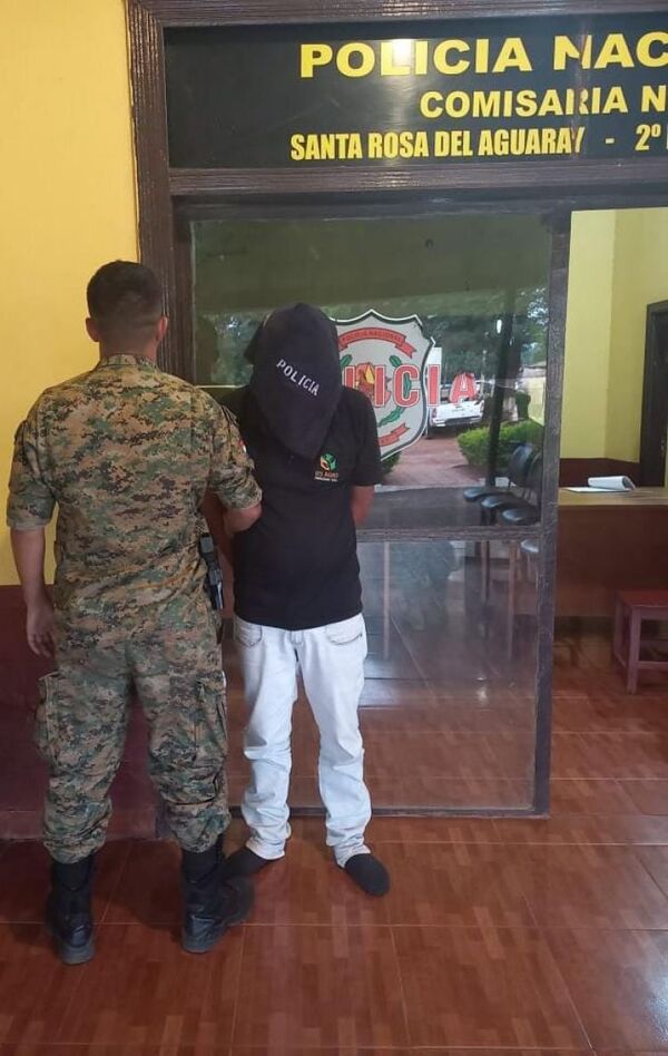 Pedrojuanino es aprehendido en Santa Rosa del Aguaray tras intentar hurtar un aparato celular