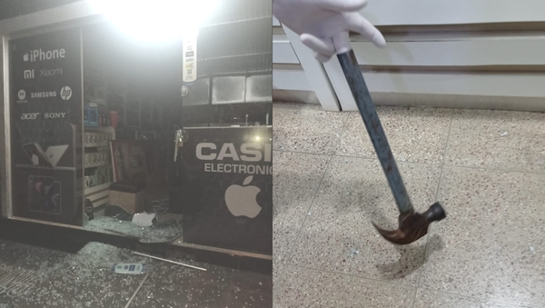 A gritos evitan hurto en un local del circuito comercial
