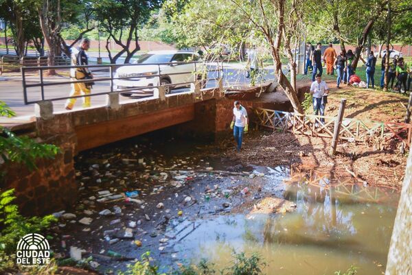 Municipalidad de CDE replica intensa minga ambiental en torno al lago de la República - La Clave