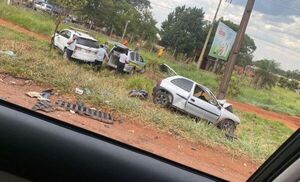 Al menos tres fallecidos y dos heridos en accidente automovilístico en Pedro Juan Caballero
