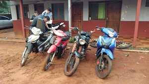 Policía recupera 4 motocicletas hurtadas en Obligado