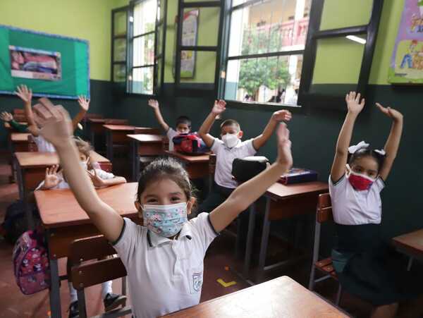 Estudiante retornan a clases presenciales - San Lorenzo Hoy