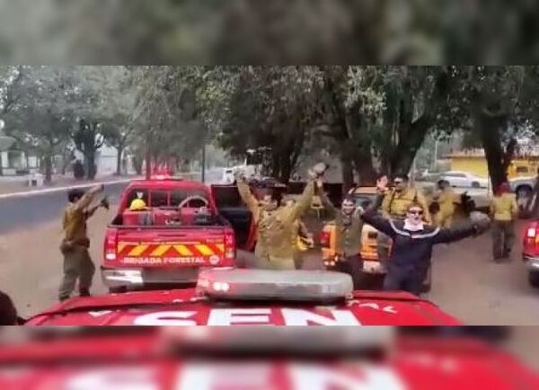 Controlan focos de incendio en Ayolas