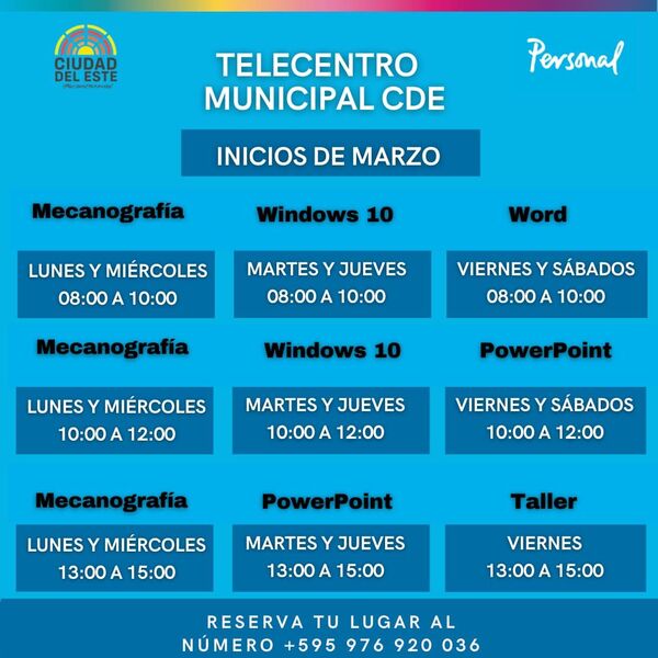 Inician inscripciones para cursos en telecentro - La Clave