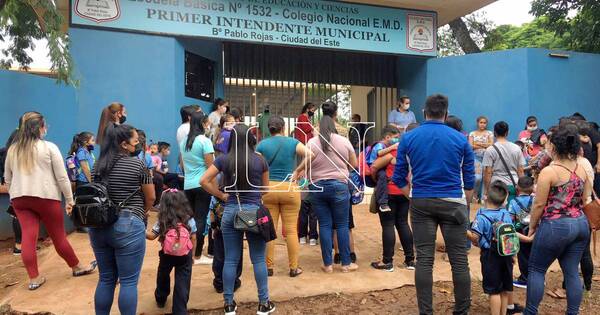 La Nación / Inicio de año escolar: en 38 escuelas de CDE no comenzaron clases en aulas por falta de agua