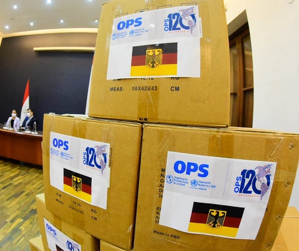 Alemania dona casi 500 mil tapabocas a nuestro país