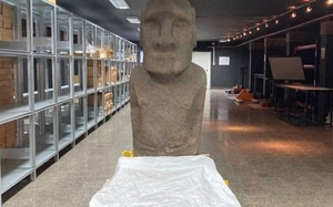 Diario HOY | Museo chileno devuelve un moái a Isla de Pascua después de 152 años