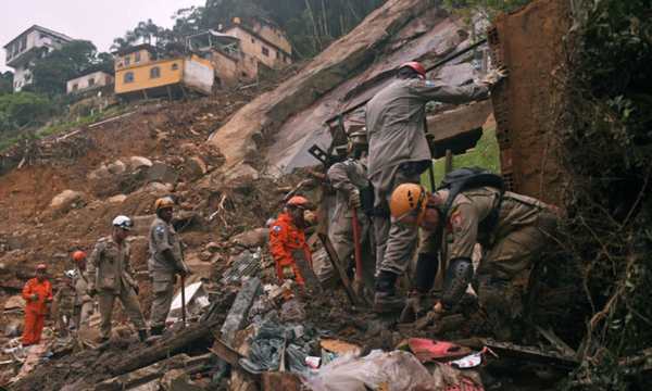 Fallecidos por lluvias torrenciales récord en Petrópolis suben a 176 - OviedoPress