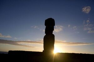 Museo chileno devuelve un moái a Isla de Pascua después de 152 años