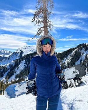 Nadia Ferreira disfruta de la nieve en Nuevo México, EE.UU. - Gente - ABC Color