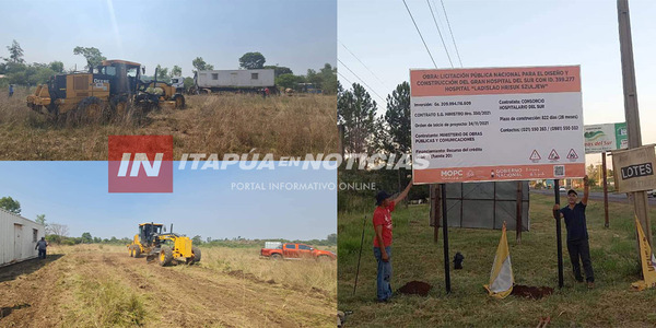 INICIAN PRIMEROS TRABAJOS PARA LA CONSTRUCCIÓN DEL GRAN HOSPITAL DEL SUR - Itapúa Noticias