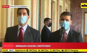 Abdo cambia a Giuzzio y designa a González en Interior