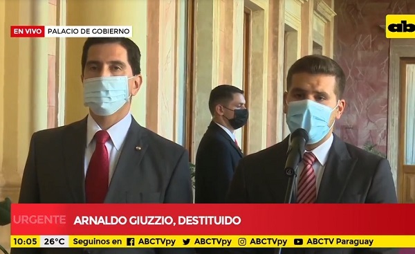 Abdo cambia a Giuzzio y designa a González en Interior