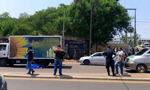 Identifican a peatón que murió tras ser atropellado por un camión en Coronel Oviedo – Prensa 5