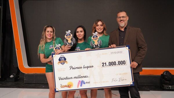 Campeonas se llevaron G. 21 millones