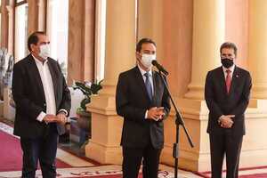 Mario Abdo Benítez recibió en audiencia a prefecto de Campo Grande, Brasil - .::Agencia IP::.