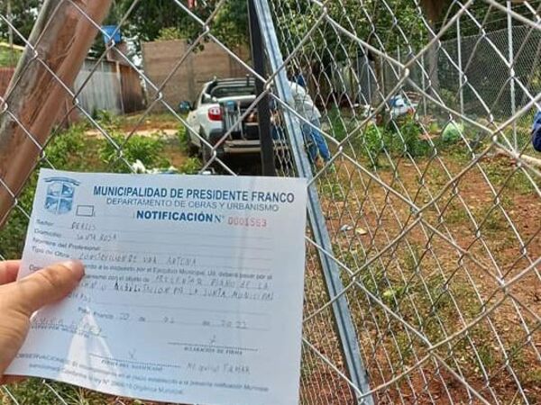Comuna investiga obra irregular en Presidente Franco - ABC en el Este - ABC Color