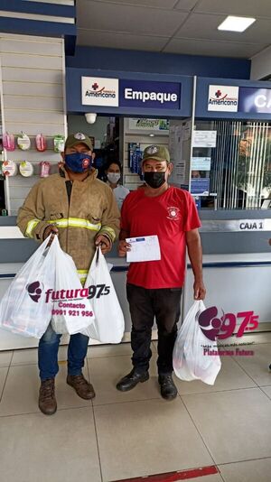 Desde España donan un millón de guaraníes a la Junta Nacional de Bomberos
