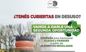 Diario HOY | Municipio de Asunción impulsa campaña para reciclar cubiertas en desuso