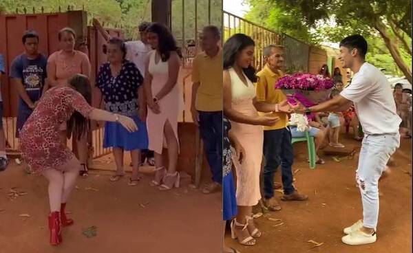 Jazmín del Paraguay dio flor de sorpresa a una humilde quinceañera