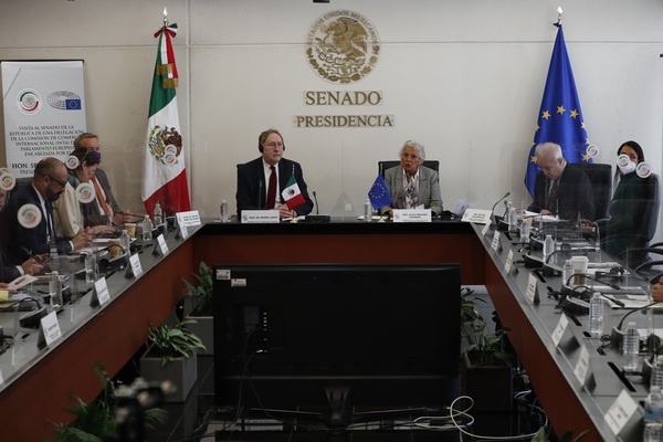 Eurodiputados visitan Senado para impulsar renovación del acuerdo México-UE - MarketData