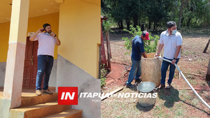 CONCEJAL ESCUCHÓ RECLAMOS EN COLEGIO POR FALTA DE BAÑOS Y EN BARRIO POR FALTA DE AGUA - Itapúa Noticias