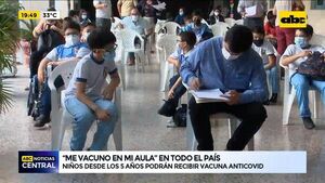 Campaña ‘Me vacuno en mi aula’ Avanzó en todo el país - ABC Noticias - ABC Color