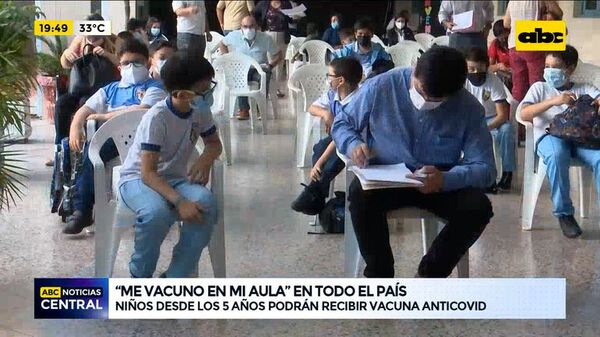 Campaña ‘Me vacuno en mi aula’ Avanzó en todo el país - ABC Noticias - ABC Color