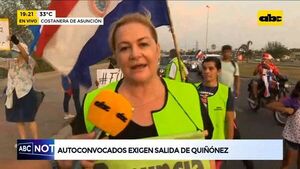 Autoconvocados exigen salida de Quiñónez - ABC Noticias - ABC Color