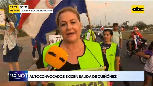 Autoconvocados exigen salida de Quiñónez - ABC Noticias - ABC Color
