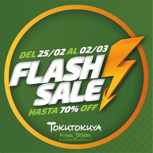 Durante el Flash Sale – Tokutokuya anuncian descuentos de hasta 70 %