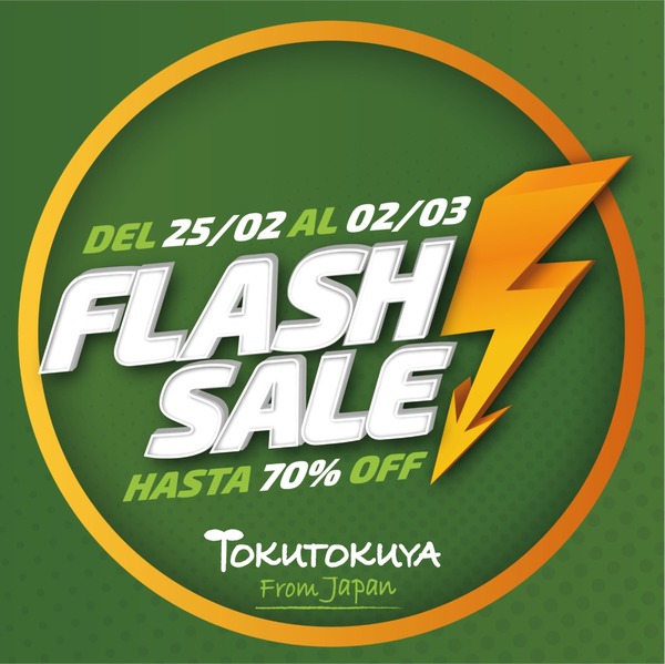 Durante el Flash Sale – Tokutokuya anuncian descuentos de hasta 70 %