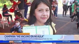 CAMPAÑA &quot;ME VACUNO EN MI AULA&quot;