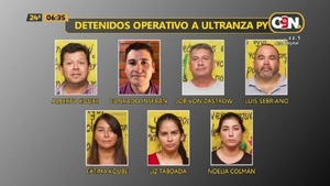 Declararon detenidos de la operación A Ultranza Py - C9N