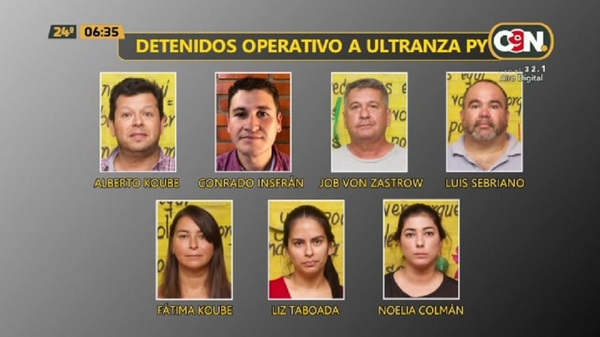 Declararon detenidos de la operación A Ultranza Py - C9N