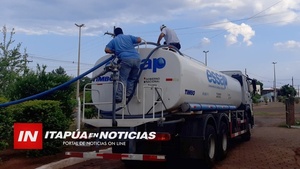 GOBERNACIÓN PROVEE AGUA CON LA ESSAP EN ITAPÚA - Itapúa Noticias