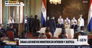 La Nación / Juran nuevos ministros al frente de seguridad